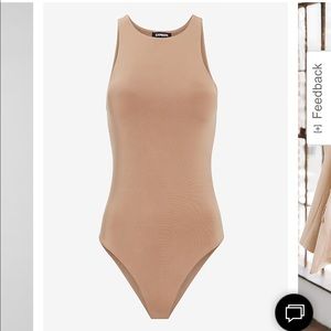 Express Body Contour high neck tank bodysuit XS NWT